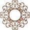 Ekena Millwork Reims Wood Fretwork Pierced Ceiling Medallion, Walnut, 26"OD x 9 7/8"ID x 3/8"T CMWP26X26X0375REWA - alternate 5